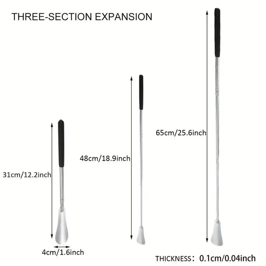 Retractable Shoe Horn With Non-slip Handle