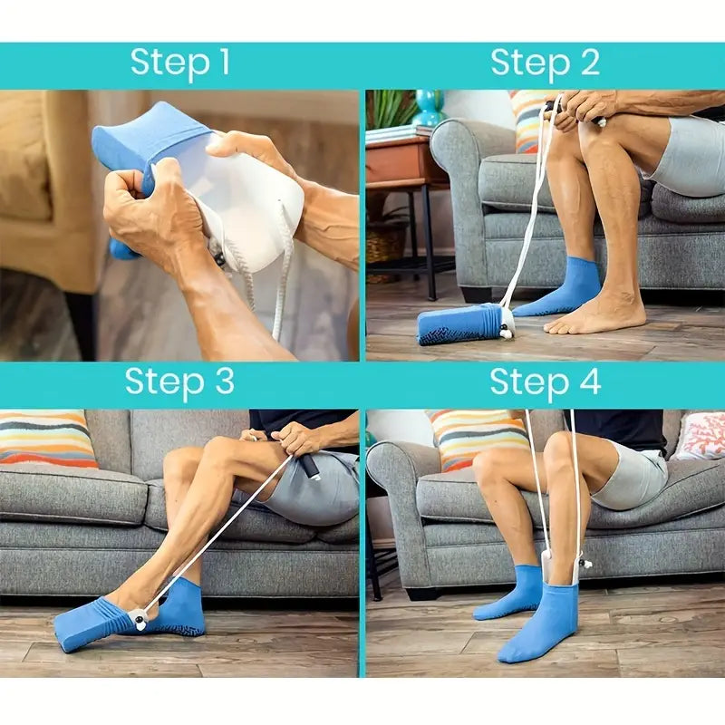 Sock Aid - Easy On And Off Stocking Slider Aide Tool