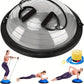 Half Balance Ball Trainer with Resistance Bands for Home Gym Workout